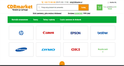 Desktop Screenshot of cdrmarket.pl